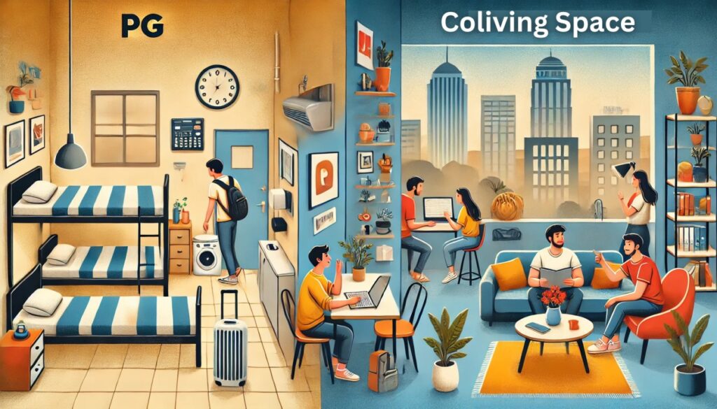PG vs Coliving Space Which One is Better in Bangalore